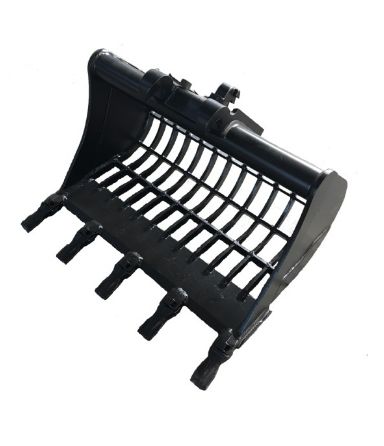 Godet squelette GSQ80-900EXKLF - minipelle 6-8T - Uniter 45 - 900mm - attache KLAC F - 6 dents_0