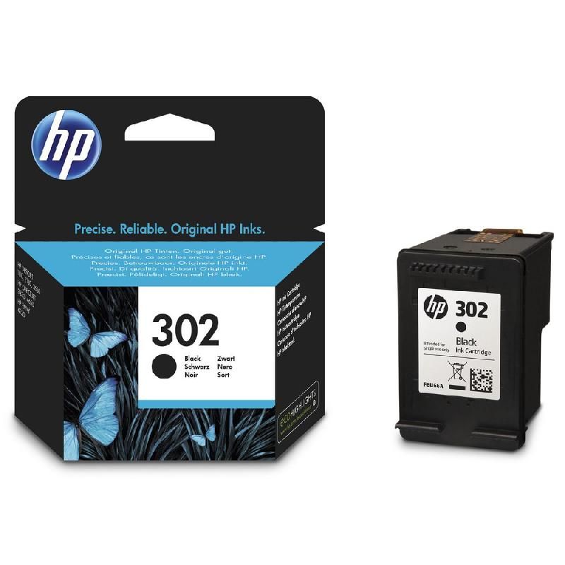 HEWLETT PACKARD CARTOUCHE JET D'ENCRE HP 302 (F6U66AE) NOIR