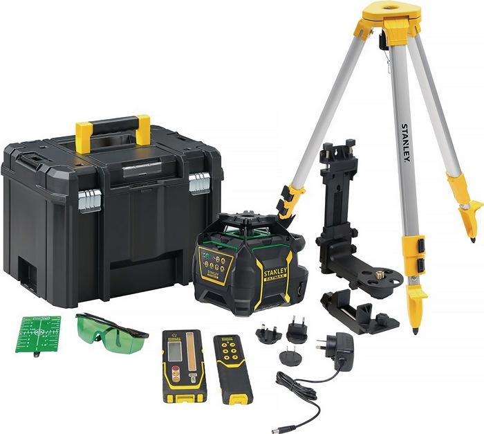 Laser rotatif STANLEY Fatmax® RL750L Li-Ion vert - 630-680 nm - ≥ 5° - IP66 - Durée 40h_0