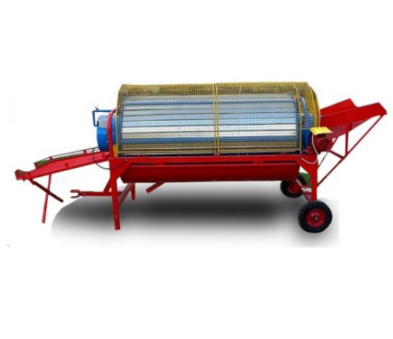Laveuse industrielle pour légumes-racines - Pré-nettoyage et lavage - Capacité tambour 180 kg - Réf. AGF01-ET_0