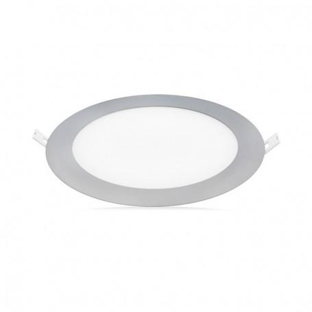 Plafonnier LED - diamètre 180mm - 12W - aluminium - 6000°K_0