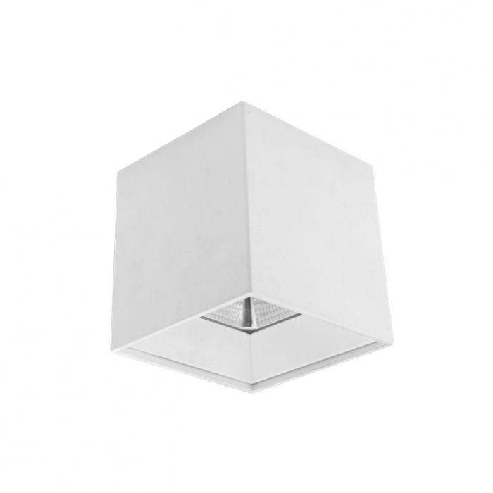 Luminaire en saillie led de type downlight multi-puissance et multi k - diana s square 10-20w_0