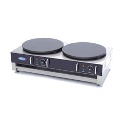 Maxima Crêpière - double crêpes - 2 x 40 cm - incl. Tartineur de pâte à frire - 3701117759276_0