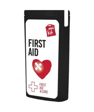Trousse De Secours Pour Voiture Leina-Star II - Contenu Conforme DIN 13164 - Rouge/blanc/noir, Plastique Résistant
