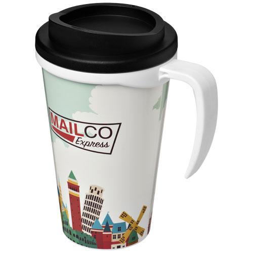 Mug isolant Brite-Americano® grande 350 ml - double paroi, couvercle à visser et poignée intégrée_0