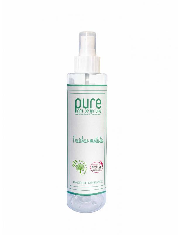 Parfum d'ambiance fraîcheur mentholée - Ecocert - 250ml - Marque Pure Part de Nature_0