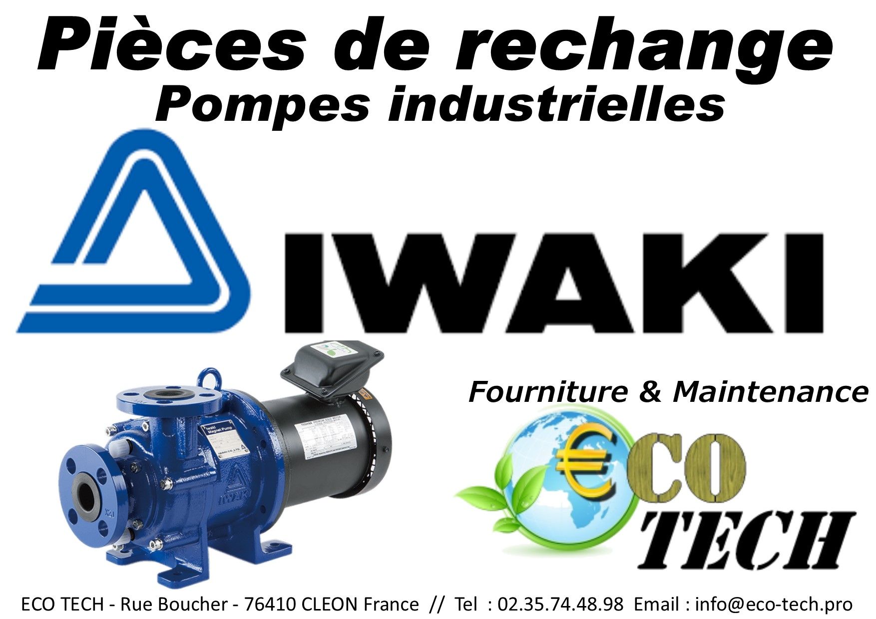 Pompe iwaki pièces de rechange et détachées normandie nouvelle-aquitaine_0