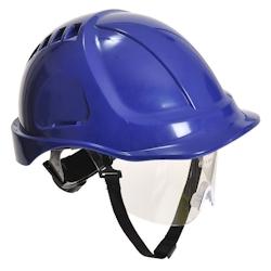 Portwest - Casque à visière ENDURANCE PLUS VISOR Bleu Roi Taille Unique - Taille unique bleu 5036108260690_0