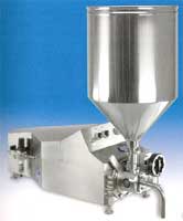 Remplisseuse semi-automatique - Liquides et produits pâteux - Capacité de 1 cc à 1 litre - Inox_0