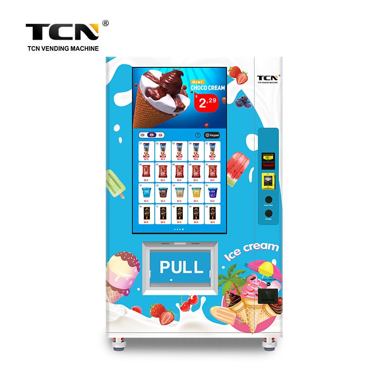 TCN-FEL-9G (V49) - Distributeur automatique de produits surgelés - TCN - Crème glacée avec écran LCD 49 pouces_0