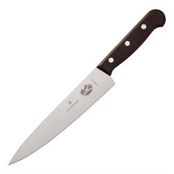 VICTORINOX - Couteau de cuisinier professionnel 18 cm - Manche en bois de rose riveté - Lame en acier inoxydable - Marron MC604_0