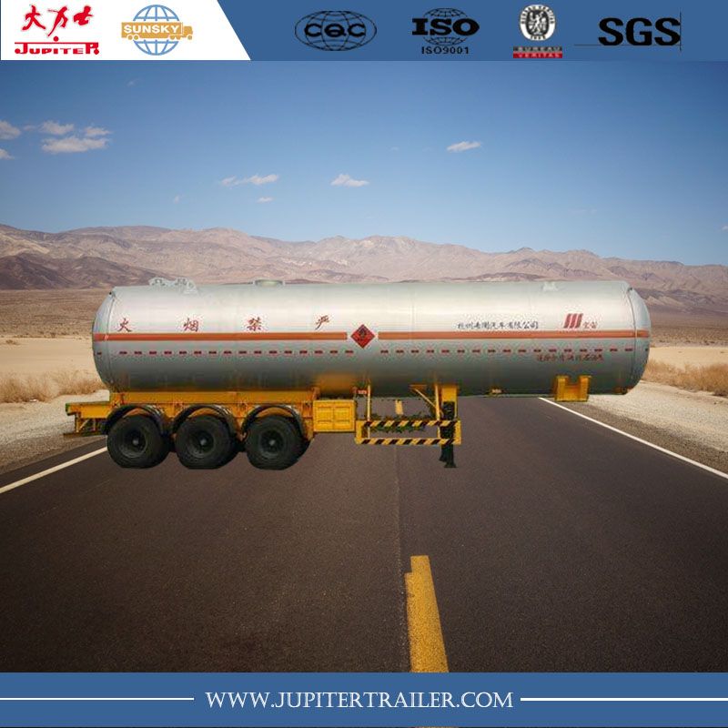 Semi-remorque citerne à 3 essieux - Réservoir à vide LNG - Xiamen Sunsky Trailer Co., Ltd_0