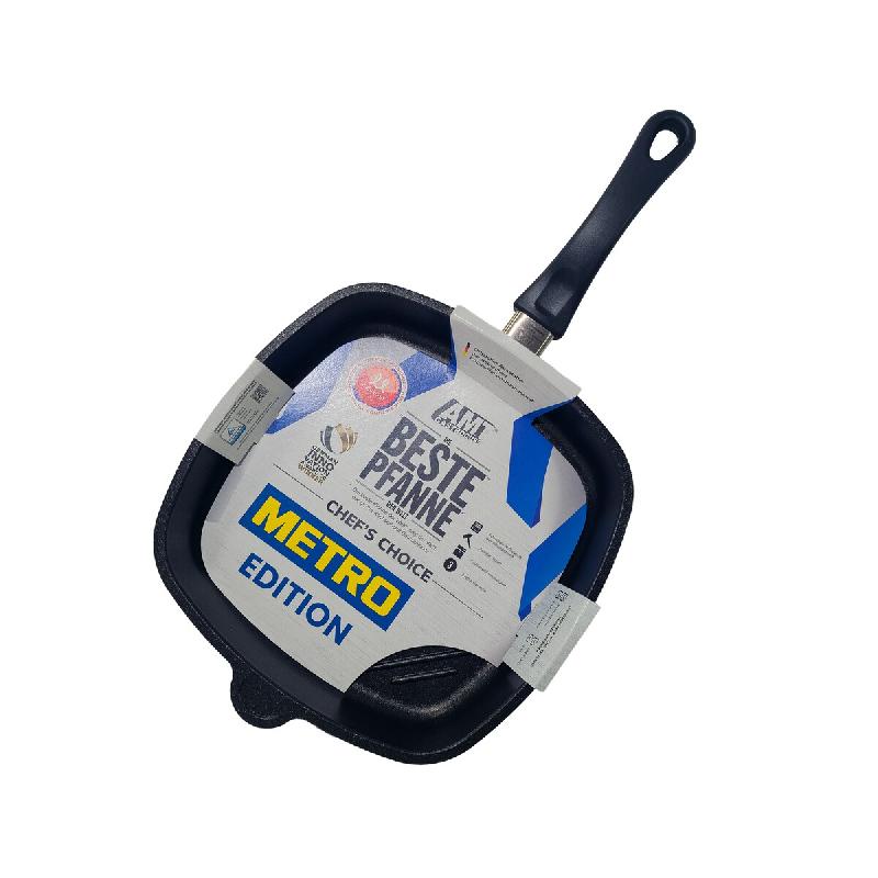 AMT Gastroguss AMT Beste Pfanne Metro Edition - poêle carrée induction, 28 x 28 cm - aluminium MME-I-E-285G_0