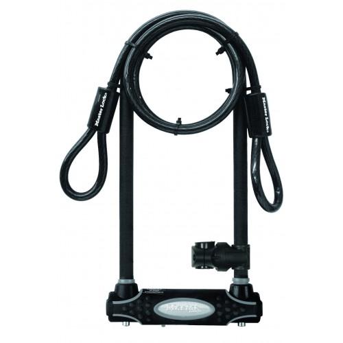 ANTIVOL U CERTIFIÉ - ACIER CÉMENTÉ - LARGEUR 11 CM - HAUTEUR ANSE 28 CM MASTER LOCK