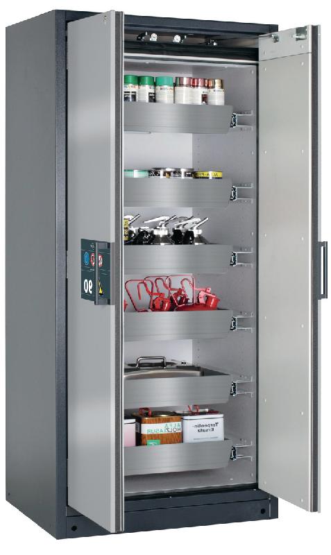 ARMOIRE SÉCURITÉ Q-CLASSIC-90 Q90.195.090 GRIS/ARGENT - MANUTAN COLLECTIVITÉS