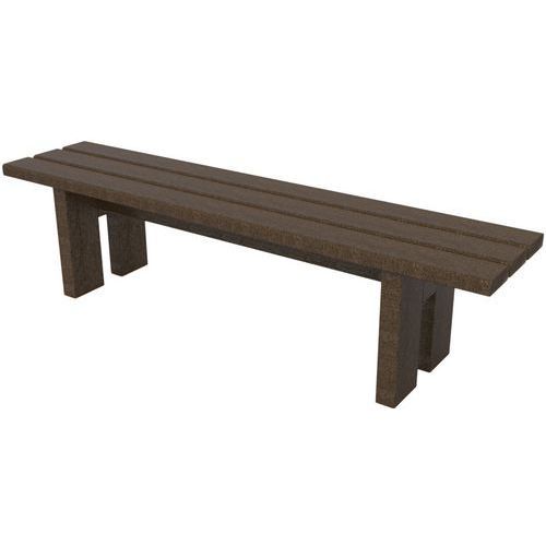BANQUETTE MADRID JUNIOR PRIMAIRE 150 CM - MARRON/MARRON - ESPACE URBAIN