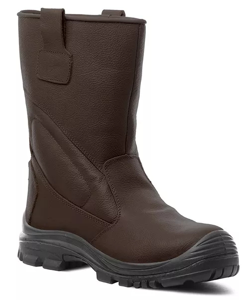 Botte de sécurité Cuir fourrée Marron S3 - Référence : 9PIEM_0