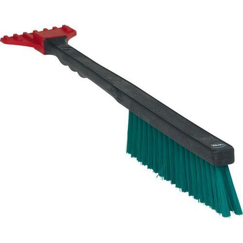 BROSSE/RACLETTE À NEIGE 50 CM DUR NOIR - VIKAN