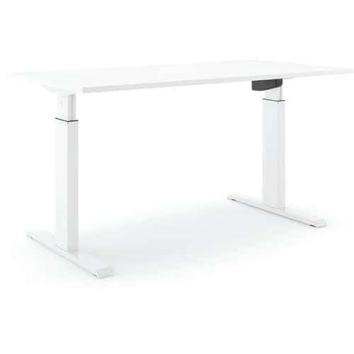 BUREAU RÉGLABLE ALUFORCE PRO 140 M - 180X80CM - BLANC - ACTIFORCE