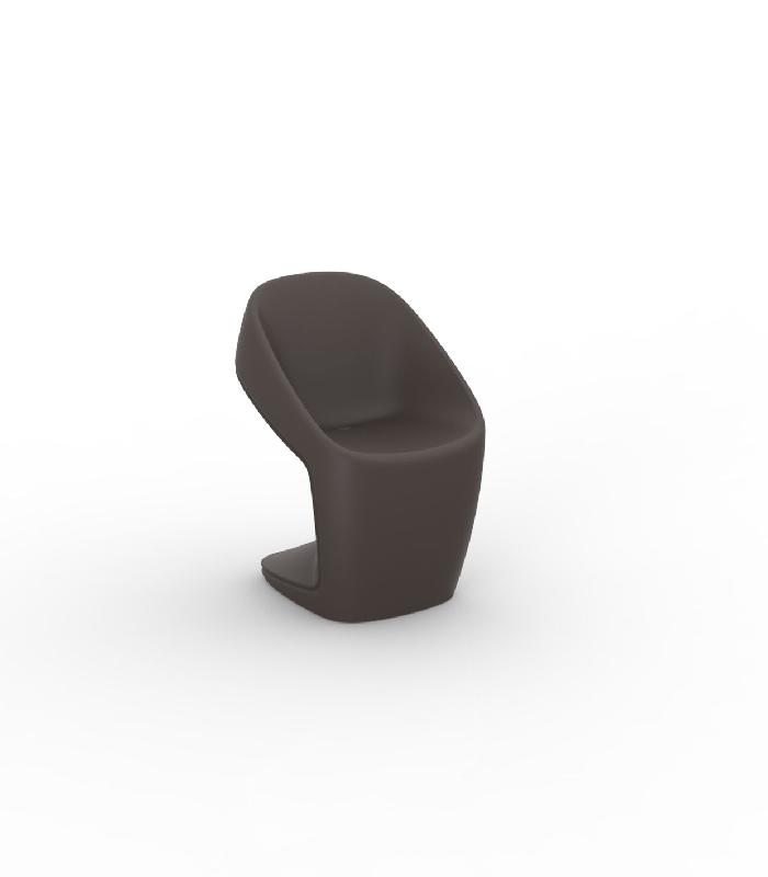 Chaise Design in & out UFO - marron_0
