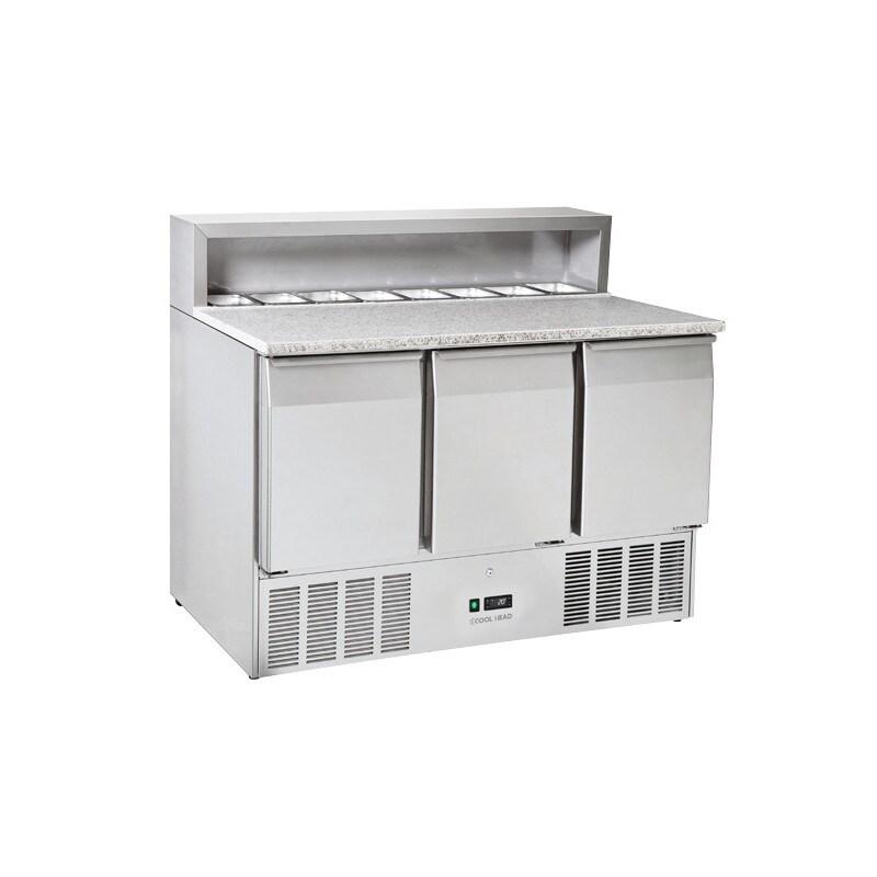 Coolhead Saladette réfrigérée pizza GN1/1 CRP 93A - Cool Head - 8059223012743_0