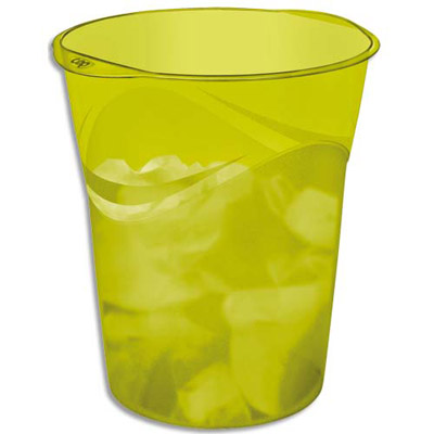 CORBEILLE A PAPIER TONIC DE CEP - 16 LITRES - COLORIS VERT ANIS