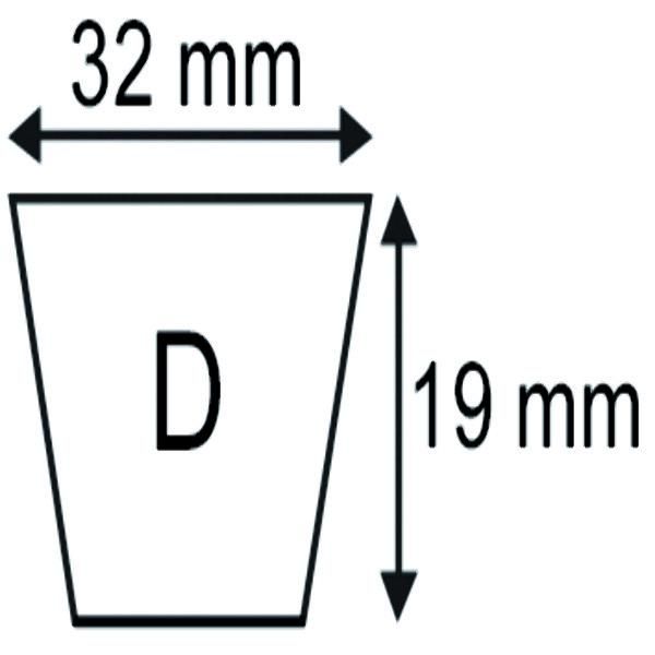 COURROIE D158 32X19X4063