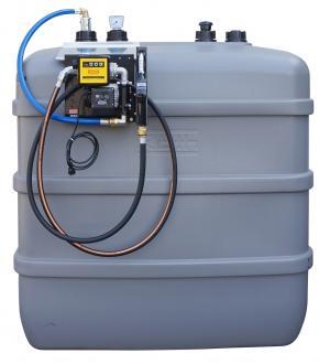 Cuve 2000 litres avec pompe : gasoil, gnr - 303846_0