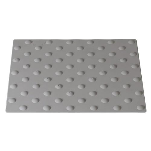 DALLE PODOTACTILE - À COLLER - GRIS - 400X445 - WACCESS® WATTELEZ