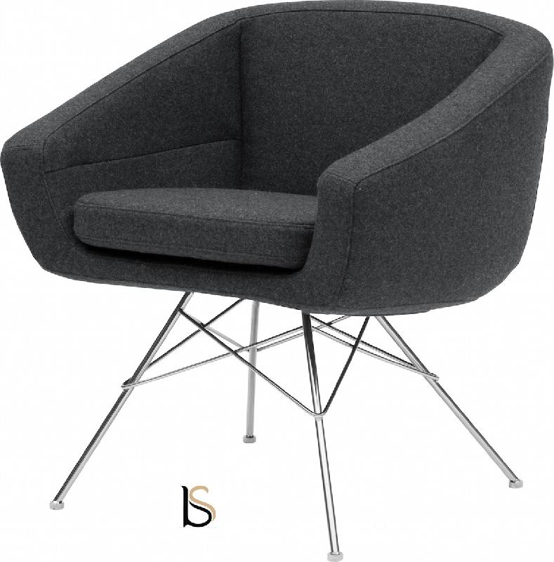 Fauteuil AIKO - Softline - Feld Anthracite 610_0