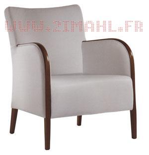 Fauteuil Alcyon - assise et dossier rembourrés_0