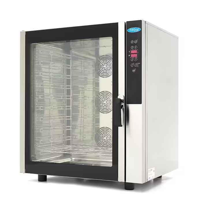 Four combiné numérique MAXIMA 08500210 - 10 plateaux 1/1GN - Cuisson vapeur et air chaud_0