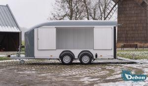 Fourgon Debon 509x206x206 - 3500kg C900 alu & poly avec double porte latérale_0