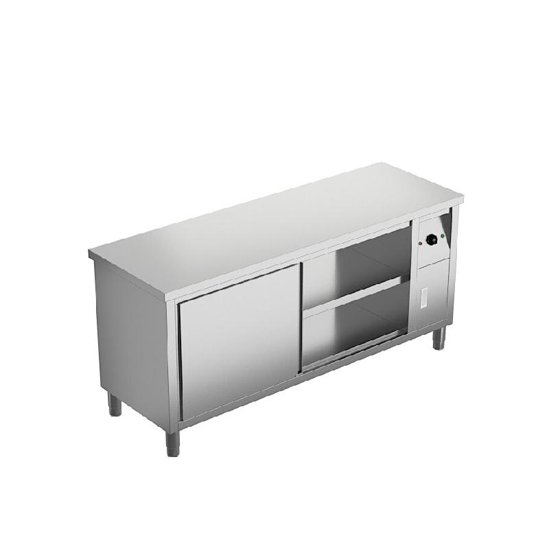 Gasfrit - Portes coulissantes pour tables chaudes 1800X600X850 mm - gfm03_0