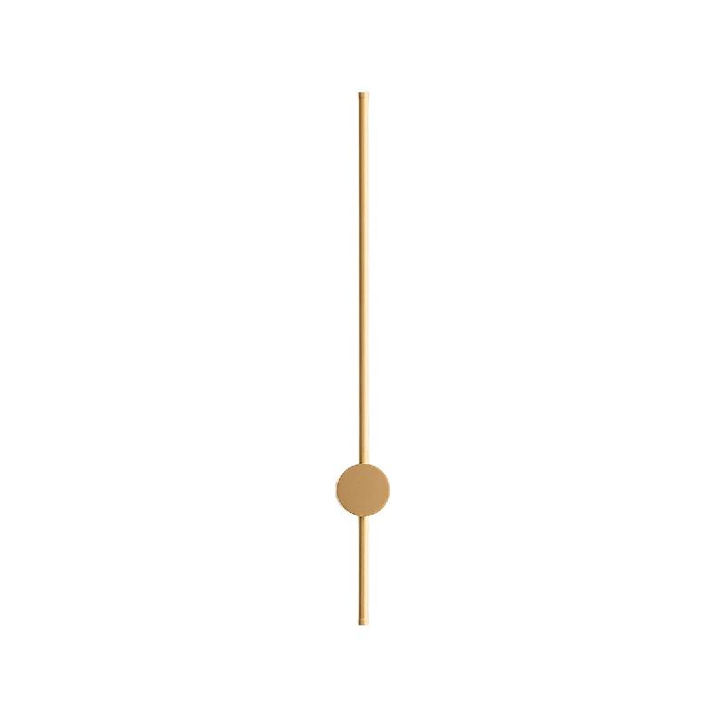Gea Luce Applique Led Enila 20W 1150Lm 3000K Dimmable Phase Cut+Push, Cadre Or Brossé, Design Moderne - Gealuce - doré ENILA A - ORO SPAZZOLATO_0