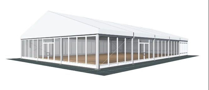 Grande tente de réception moderne et multifonctionnelle Röder HTS - HTS TENTIQ GMBH - Extensible et personnalisable_0