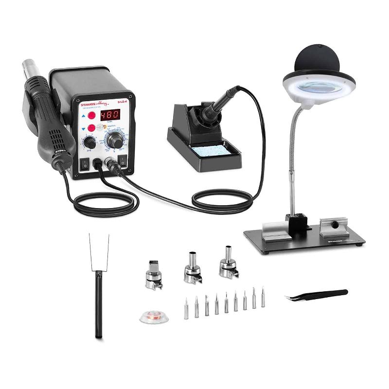 KIT STATION DE SOUDAGE - 60 WATTS - ÉCRAN LED + ACCESSOIRES 14_0006766_0