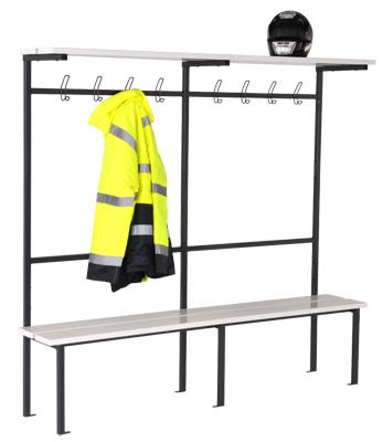 LOT DE 2 BANCS VESTIAIRE SF 1 M 5015 BLEU - MANUTAN COLLECTIVITÉS