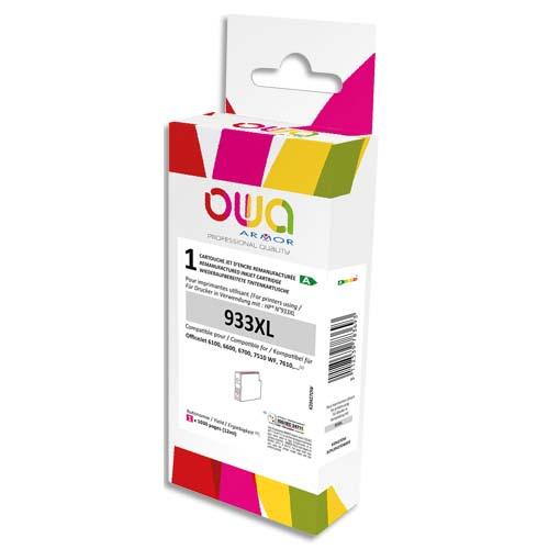 Owa cartouche compatible jet d'encre remanufacturé hp 933xl magenta k20427ow_0