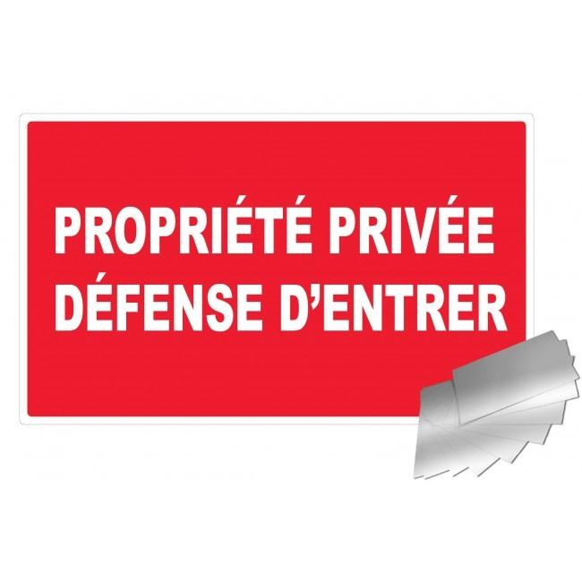 Panneaux alu 330x200 mm interditions - PNGAL-NV10/PPDE_0