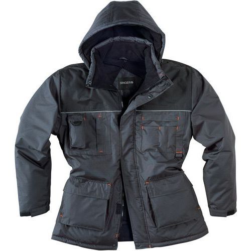 PARKA DE COULEUR NOIR ET GRIS ANTHRACITE DE TAILLE XL - SINGER SAFETY