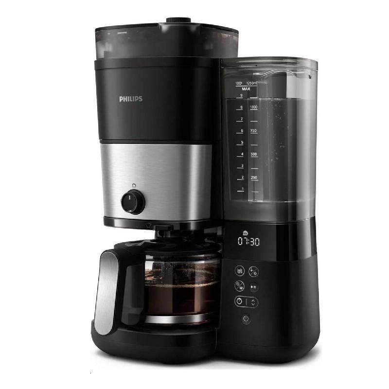 PHILIPS Cafetière Filtre Avec Broyeur Intégré 10 Tasses 1000w Noir hd7900/01 - noir 8720389023422_0