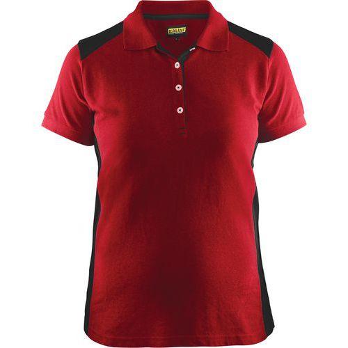 POLO FEMME ROUGE/NOIR TAILLE S - BLAKLADER