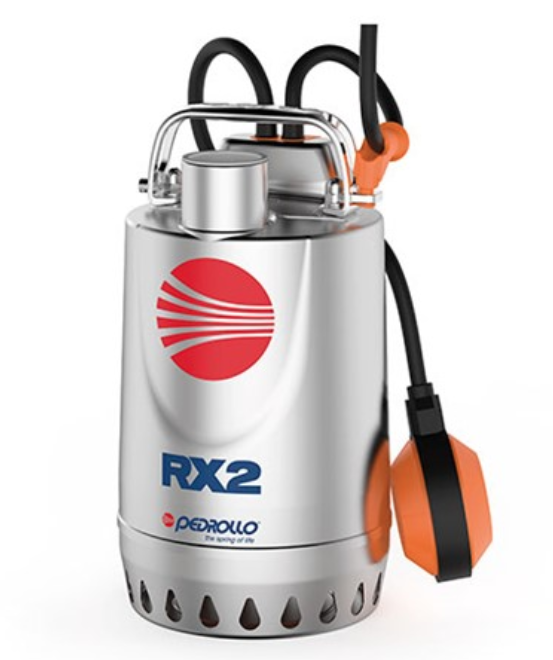 POMPE DE RELEVAGE PEDROLLO RX M 320 VORTEX EAUX USÉES AVEC FLOTTEUR MONO 11.4 M3/H 0.55 KW