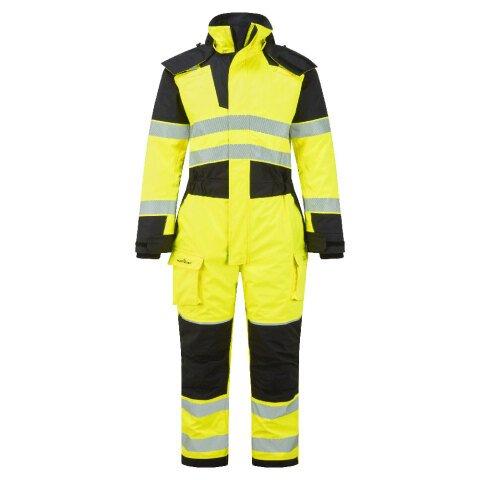 PORTWEST FR516 COMBINAISON D'HIVER HV MODAFLAME PW3 JAUNE/NOIR - TAILLE XXXL - STANDARD