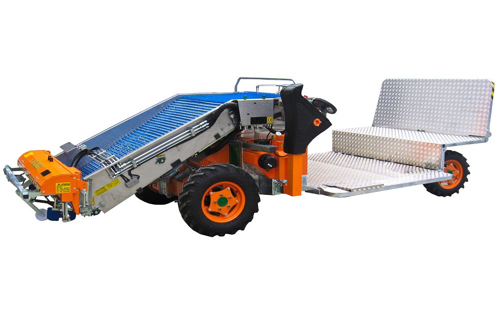 Récolteuse de légumes automotrice 8200 Herbex - Ortomec SRL - largeur de tête 130 à 180 cm_0