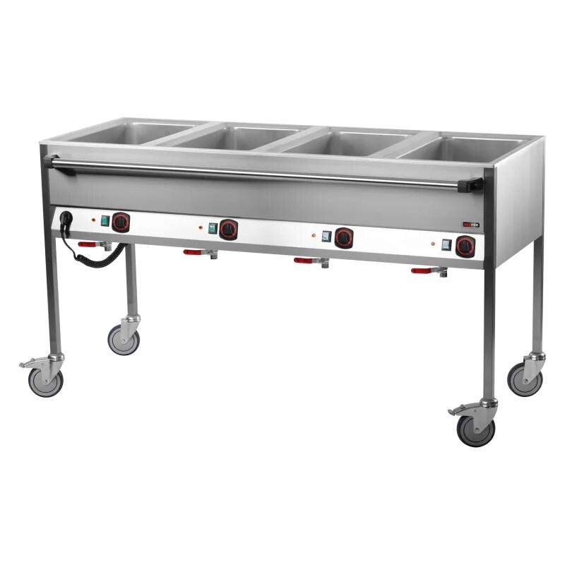 RM GASTRO Bain marie électrique GN 4-1/1 commande sur le côté long REDFOX - VLPD 4120 - REDFOX - 0615402791090_0