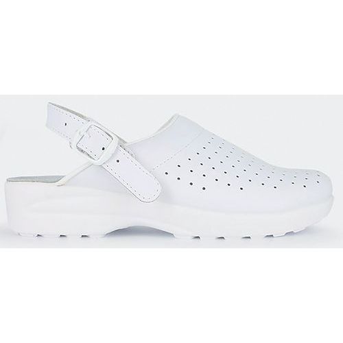 SABOT DE TRAVAIL EN CUIR PERFORÉ BLANC POINTURE 39 - NORDWAYS