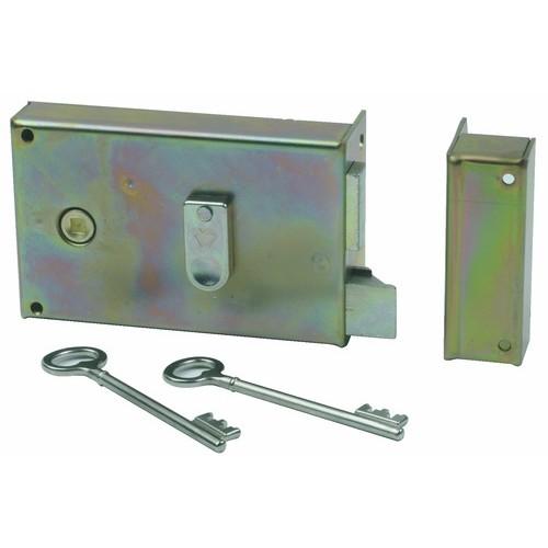 SERRURE DE GRILLE - POSE EN APPLIQUE HORIZONTALE - DROITE - 7487 VACHETTE