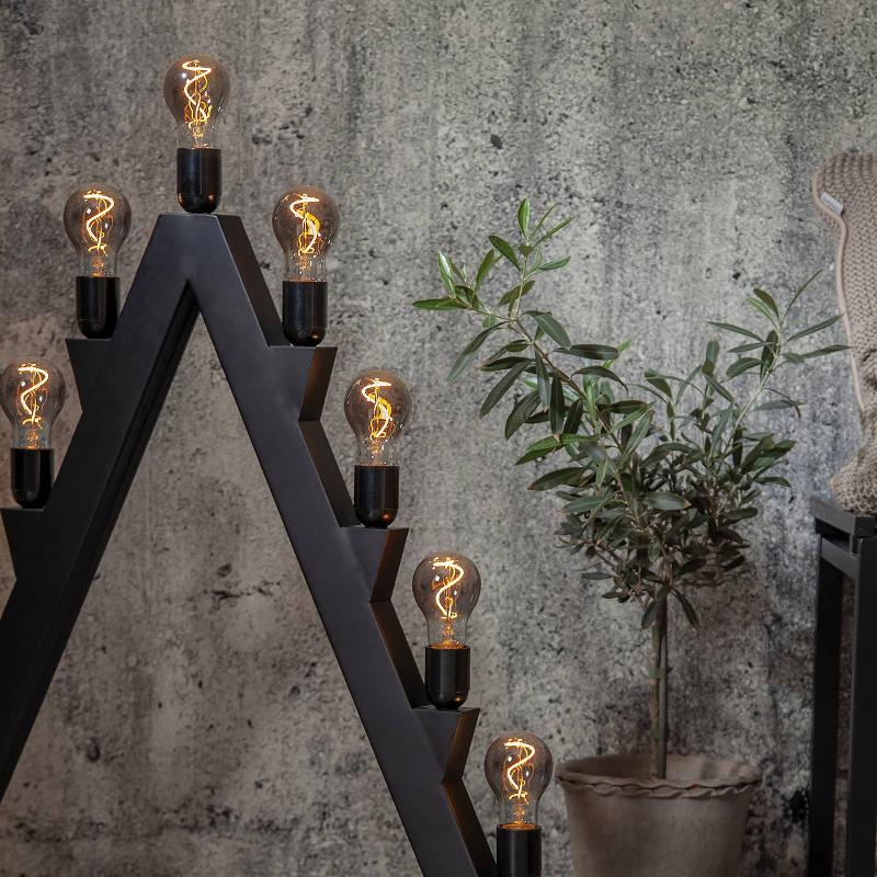 STAR TRADING AMPOULE À FILAMENT LED A60 E27 3W 1800K VERRE FUMÉ